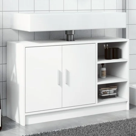 Armario de lavabo madera de ingeniería blanco 90x29x55 cm von , Badezimmermöbel - Ref: Foro24-848122, Preis: 89,99 €, Rabatt: %