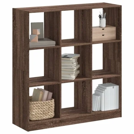 Estantería madera de ingeniería marrón roble 102x32x108 cm | Foro24.es | Tu tienda online para hogar, jardín y más Foro24.es