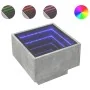 Mesa auxiliar y LED madera ingeniería gris hormigón 40x40x30cm | Foro24.es | Tu tienda online para hogar, jardín y más Foro24.es
