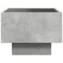 Mesa auxiliar y LED madera ingeniería gris hormigón 40x40x30cm | Foro24.es | Tu tienda online para hogar, jardín y más Foro24.es