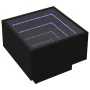 Mesa auxiliar con luz LED madera ingeniería negro 40x40x30 cm von , Couchtisch - Ref: Foro24-847498, Preis: 110,45 €, Rabatt: %
