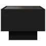 Mesa auxiliar con luz LED madera ingeniería negro 40x40x30 cm von , Couchtisch - Ref: Foro24-847498, Preis: 110,45 €, Rabatt: %