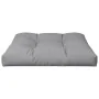 Cojín para sofá de palets de tela gris 80x80x12 cm by , Cushions for chairs and sofas - Ref: Foro24-360492, Price: 41,87 €, D...