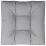 Cojín para sofá de palets de tela gris 80x80x12 cm by , Cushions for chairs and sofas - Ref: Foro24-360492, Price: 41,87 €, D...