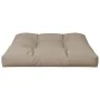 Cojín para sofá de palets de tela gris taupé 80x80x12 cm by , Cushions for chairs and sofas - Ref: Foro24-360499, Price: 37,6...