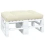 Cojín para sofá de palets tela crema 120x80x12 cm by , Cushions for chairs and sofas - Ref: Foro24-360515, Price: 41,35 €, Di...