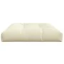 Cojín para sofá de palets tela crema 120x80x12 cm by , Cushions for chairs and sofas - Ref: Foro24-360515, Price: 41,35 €, Di...