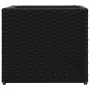 Jardineras 2 unidades ratán sintético negro 36x30x32 cm by , Pots and planters - Ref: Foro24-3210531, Price: 66,66 €, Discoun...