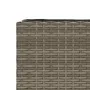 Jardineras con ruedas 2 uds ratán sintético gris 107x32x38 cm by , Pots and planters - Ref: Foro24-3210527, Price: 131,87 €, ...