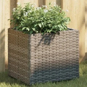 Jardineras 2 unidades ratán sintético gris 36x30x32 cm by , Pots and planters - Ref: Foro24-3210533, Price: 65,11 €, Discount: %
