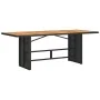 Set de comedor de jardín 9 pzas y cojines ratán sintético negro de , Conjuntos de jardín - Ref: Foro24-3276841, Precio: 1,00 ...