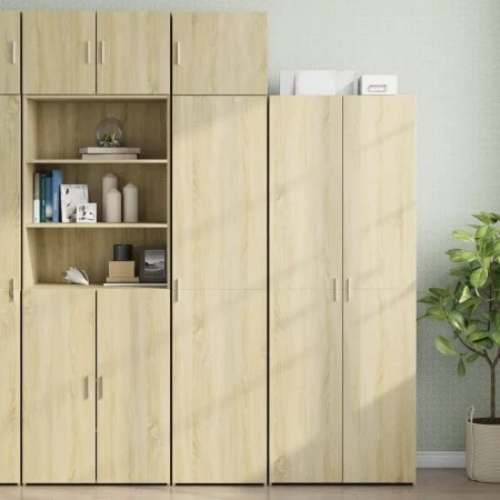 Armario estrecho madera ingeniería roble Sonoma 45x42,5x225 cm by , Sideboards - Ref: Foro24-3281289, Price: 197,10 €, Discou...