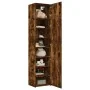 Armario estrecho madera ingeniería roble ahumado 50x42,5x225 cm by , Sideboards - Ref: Foro24-3281305, Price: 195,22 €, Disco...