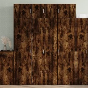 Armario de madera de ingeniería roble ahumado