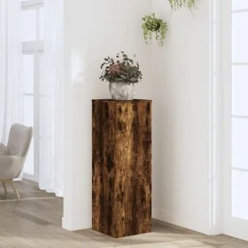 Soportes de plantas madera ingeniería roble ahumado 33x33x100cm von , Topfständer - Ref: Foro24-852955, Preis: 65,39 €, Rabat...