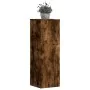 Soportes de plantas madera ingeniería roble ahumado 33x33x100cm de , Soportes para macetas - Ref: Foro24-852955, Precio: 59,5...