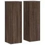 Soportes de plantas 2 uds madera marrón roble 25x25x80 cm by , Pot stands - Ref: Foro24-852948, Price: 64,78 €, Discount: %