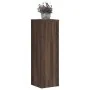 Soportes de plantas 2 uds madera marrón roble 25x25x80 cm by , Pot stands - Ref: Foro24-852948, Price: 64,78 €, Discount: %