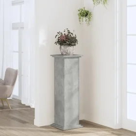 Soportes de plantas madera ingeniería gris hormigón 33x33x100cm by , Pot stands - Ref: Foro24-852981, Price: 66,71 €, Discoun...