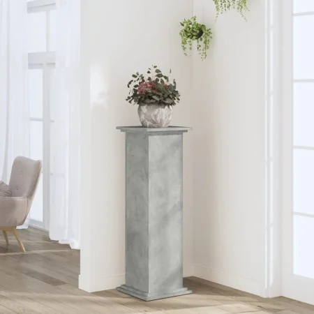 Soportes de plantas madera ingeniería gris hormigón 33x33x100cm von , Topfständer - Ref: Foro24-852981, Preis: 59,81 €, Rabat...