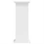 Soportes para plantas madera de ingeniería blanco 33x33x80 cm de , Soportes para macetas - Ref: Foro24-852969, Precio: 53,23 ...