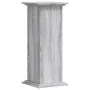 Soportes de plantas madera ingeniería gris Sonoma 33x33x80 cm by , Pot stands - Ref: Foro24-852974, Price: 46,55 €, Discount: %