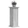 Soportes de plantas madera ingeniería gris Sonoma 33x33x80 cm by , Pot stands - Ref: Foro24-852974, Price: 46,55 €, Discount: %