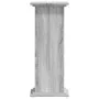 Soportes de plantas madera ingeniería gris Sonoma 33x33x80 cm by , Pot stands - Ref: Foro24-852974, Price: 46,55 €, Discount: %