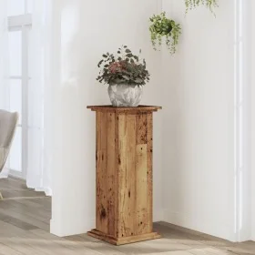 Soportes de plantas madera ingeniería envejecida 33x33x80 cm by , Pot stands - Ref: Foro24-852976, Price: 54,40 €, Discount: %