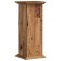 Soportes de plantas madera ingeniería envejecida 33x33x80 cm de , Soportes para macetas - Ref: Foro24-852976, Precio: 49,53 €...