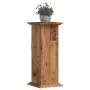 Soportes de plantas madera ingeniería envejecida 33x33x80 cm de , Soportes para macetas - Ref: Foro24-852976, Precio: 49,53 €...