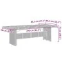 Set de mesa y sillas de jardín y cojines 11 pzas ratán PE negro von , Gartensets - Ref: Foro24-3277273, Preis: 1,00 €, Rabatt: %