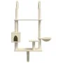 Árbol rascador para gatos de pared crema 153 cm by , Cat furniture - Ref: Foro24-172404, Price: 68,57 €, Discount: %