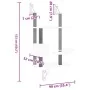 Árbol rascador para gatos de pared crema 153 cm by , Cat furniture - Ref: Foro24-172404, Price: 68,57 €, Discount: %