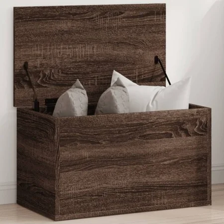 Caja de almacenaje madera ingeniería marrón roble 60x35x35 cm by , Storage trunks - Ref: Foro24-840680, Price: 62,67 €, Disco...