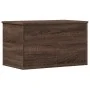 Caja de almacenaje madera ingeniería marrón roble 60x35x35 cm by , Storage trunks - Ref: Foro24-840680, Price: 62,67 €, Disco...