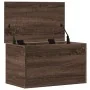 Caja de almacenaje madera ingeniería marrón roble 60x35x35 cm by , Storage trunks - Ref: Foro24-840680, Price: 62,67 €, Disco...
