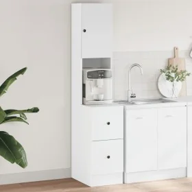 Mueble de cocina madera de ingeniería blanco 35x50x180 cm de , Armarios de cocina - Ref: Foro24-840758, Precio: 111,95 €, Des...