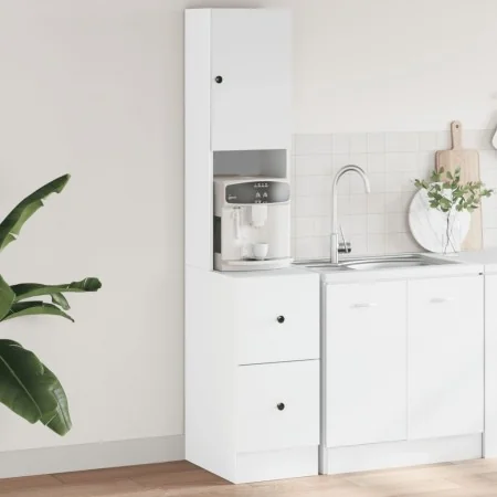 Mueble de cocina madera de ingeniería blanco 35x50x180 cm de , Armarios de cocina - Ref: Foro24-840758, Precio: 111,95 €, Des...