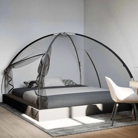 Mosquitera con puertas Mongolia 220 malla negra 200x200x135 cm by , Mosquito nets - Ref: Foro24-4010045, Price: 27,62 €, Disc...