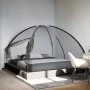 Mosquitera con puertas Mongolia 220 malla negra 200x200x135 cm by , Mosquito nets - Ref: Foro24-4010045, Price: 27,62 €, Disc...
