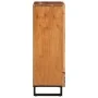 Aparador alto madera maciza de acacia 60x34x100 cm by , CD and DVD storage - Ref: Foro24-377585, Price: 173,84 €, Discount: %
