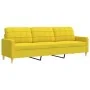 Juego de sofás con cojines 2 piezas tela amarillo claro by , Sofas - Ref: Foro24-3278340, Price: 509,86 €, Discount: %