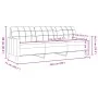 Juego de sofás 4 pzas con reposapiés y cojines tela marrón by , Sofas - Ref: Foro24-3278314, Price: 700,58 €, Discount: %