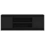 Mueble de TV con LED madera de ingeniería negro 139,5x34x50 cm von , TV-Möbel - Ref: Foro24-852195, Preis: 130,20 €, Rabatt: %
