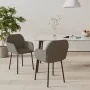 Sillas de comedor 2 uds terciopelo gris claro de , Sillas de comedor - Ref: Foro24-347648, Precio: 100,81 €, Descuento: %