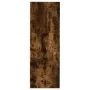 Armario botiquín madera ingeniería roble ahumado 30x41x118 cm by , Lockers and storage cabinets - Ref: Foro24-855164, Price: ...