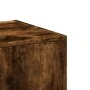 Armario botiquín madera ingeniería roble ahumado 30x41x118 cm by , Lockers and storage cabinets - Ref: Foro24-855164, Price: ...