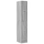 Armario botiquín madera ingeniería gris Sonoma 30x41x174,5 cm de , Taquillas y armarios de almacenamiento - Ref: Foro24-33096...