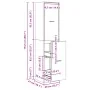 Armario botiquín madera ingeniería roble artisian 40x41x174,5cm von , Schließfächer und Lagerschränke - Ref: Foro24-3309653, ...